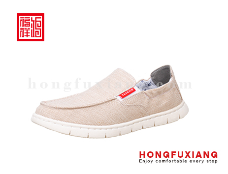 鴻福祥布鞋男鞋H5GM91469米色H5GM91469